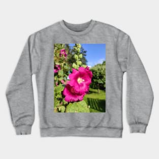 Hollyhock Heaven Crewneck Sweatshirt